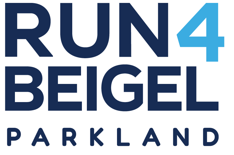 RUN 4 BEIGEL Parkland Logo